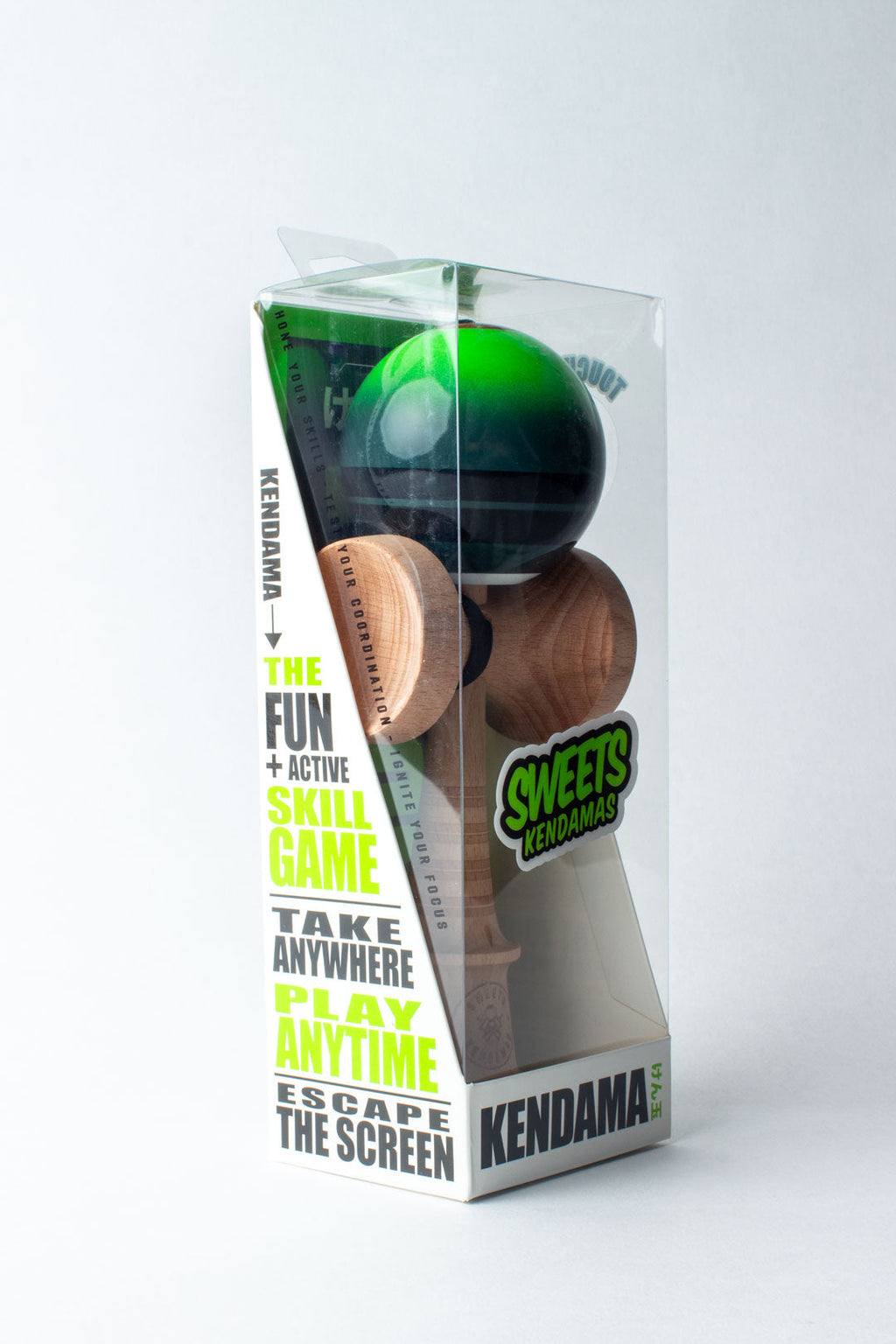 Sweets Kendamas Double Stripe Fade - Green - AMPED